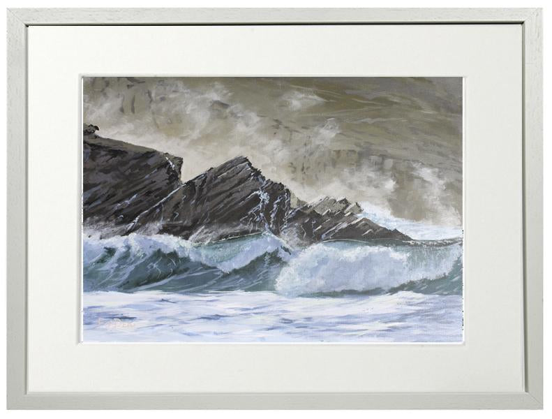 BREAKING WAVE Irish Seascape painting for sale , Sea painting , crashing wave painting , sea print, limited sea print , Irish sea print , wild Atlantic way, Seascape oil painting, Irish beach art , irish beach print , sand dunes , beach print , colourful beach painting , rough sea painting, seascape painting for sale, framed sea print for sale , Framed seascape painting for sale , Framed sea painting for sale, sand dunes painting, 