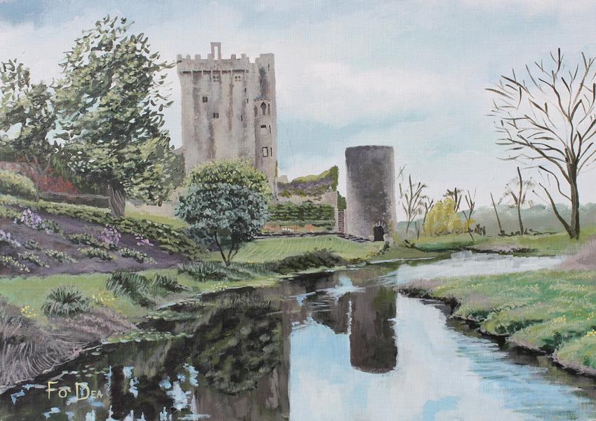 painting of Blarney Castle for sale by Fergal O' Dea , Framed prints Ireland, Irish art prints for sale , Irish art prints. Irish art for sale