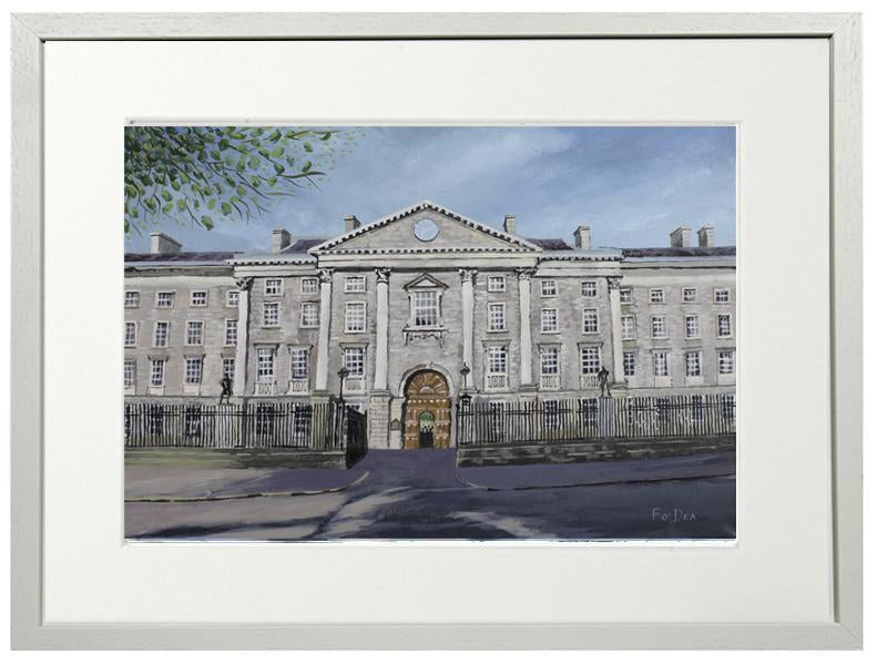 Trinity college painting for sale , Trinity college Dublin art print , Trinity college church Dublin , TCD, Dublin , Trinity college art , TCD art , Trinity University college Dublin , Framed print Trinity college ,