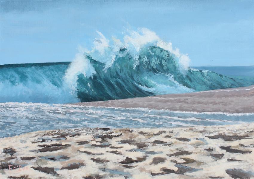BREAKING WAVE Irish Seascape painting for sale , Sea painting , crashing wave painting , sea print, limited sea print , Irish sea print , wild Atlantic way, Seascape oil painting, Irish beach art , irish beach print , sand dunes , beach print , framed prints ireland , irish art prints, seascape painting for sale, framed sea print for sale , Framed seascape painting for sale , Framed sea painting for sale, sand dunes painting, Lahinch painting , irish art , sand dunes painting
